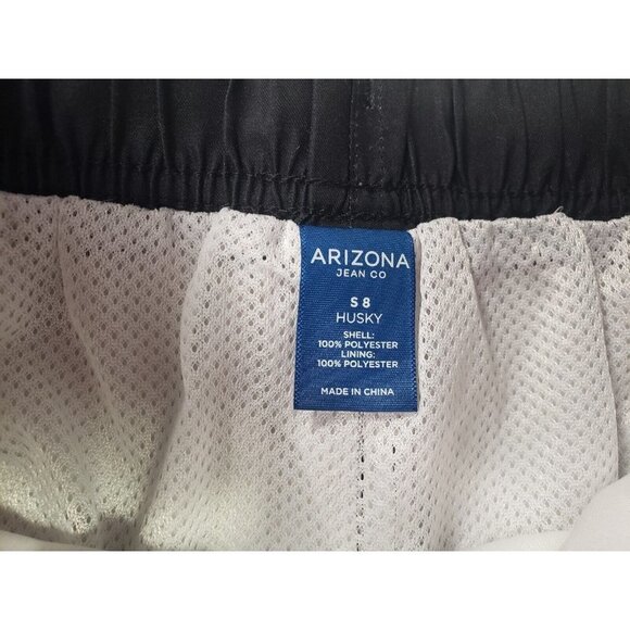 NEW Arizona Jean Co Boys Size Small 8 Husky Swim Trunks Neon Colors - Picture 2 of 3